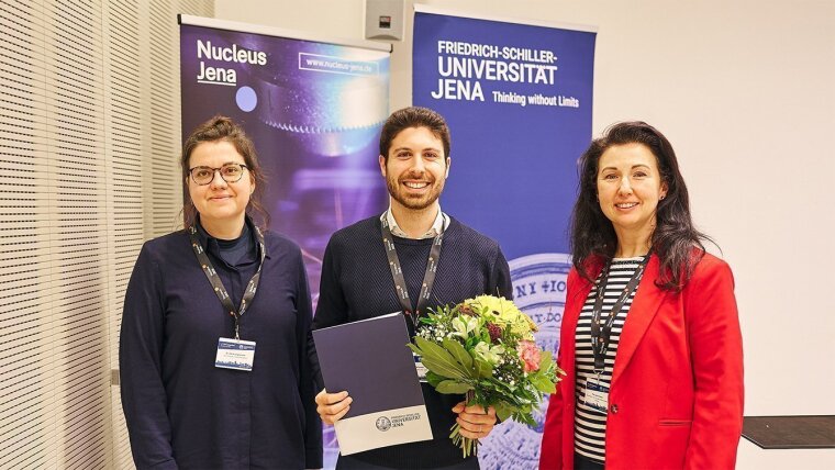 Matteo Calvarese bei der Preisübergabe