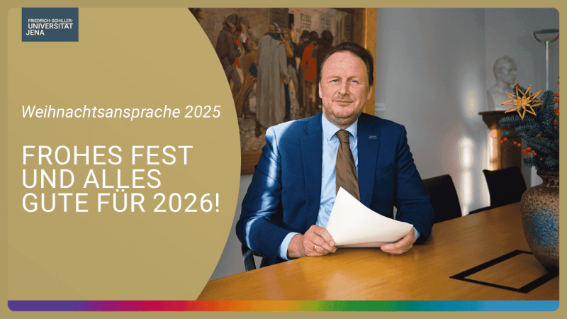 Platzhalterbild — Porträt von Prof. Dr. Andreas Marx während der Weihnachtsansprache