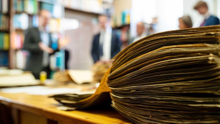 Blick in das Herbarium Haussknecht. Das Projekt BOTANICA wird durch das Thüringer Ministerium für Bildung, Wissenschaft und Kultur mit 950.000 Euro gefördert.