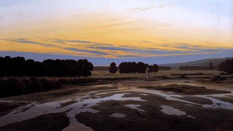 Romantische Moorlandschaft