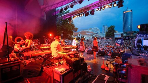 View from stage of Kulturarena