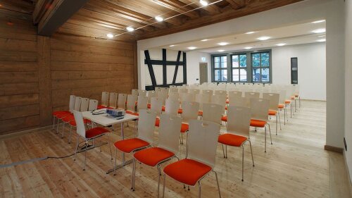 Auditorium des Hauses f&uuml;r den wissenschaftlichen Nachwuchs &quot;Zur Rosen&quot;