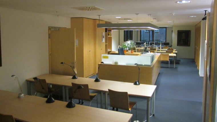 Lesesaal Universitätsarchiv Jena
