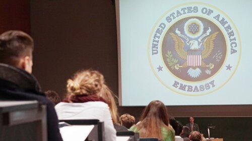 Ein Botschafter der USA zu Gast an der Friedrich-Schiller-Universit&auml;t Jena
