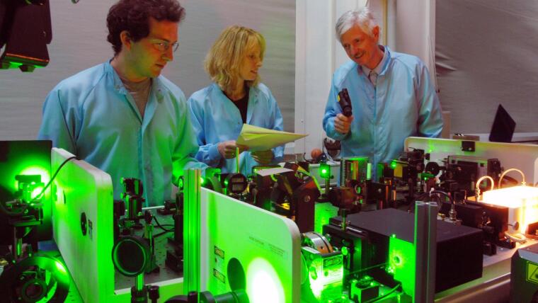 Lasersystem der Unversität Jena