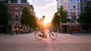 Sonnenuntergang in Leuven