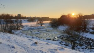 Fluss in Turku