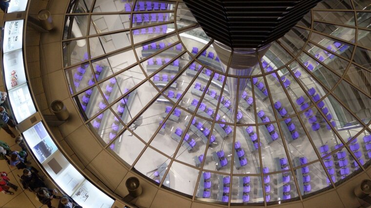 Sitzplätze im Deutschen Bundestag