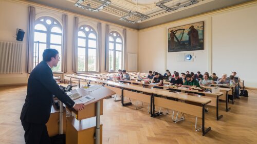 Studierende in der Vorlesung