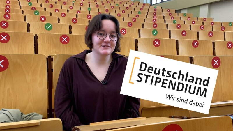 Platzhalterbild — Friedrike W. ist eine von rund 50 Studierenden, die für ein Jahr ein Deutschlandstipendium an der Uni Jena erhalten.