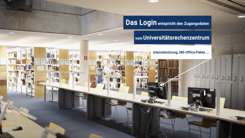 Platzhalterbild — Arbeitsplätze im Bibliothekshauptgebäude