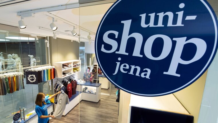 Eingangsbereich Uni-Shop