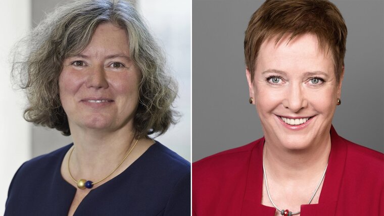 Prof. Dr. Kerstin Krieglstein (l.) und Dr. Ulrike Gutheil.