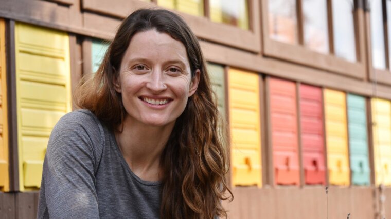 Elizabeth Watts aus der Arbeitsgruppe Biodidaktik ist eine der Geförderten.