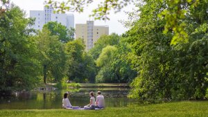 Menschen im Park