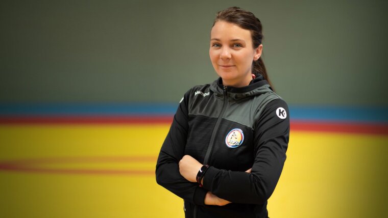 Anna Löffler, Sportlerin, Trainerin und Managerin im Ringen, erhält das diesjährige DOSB-Stipendium.