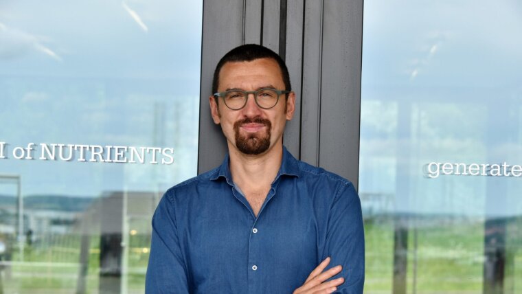 The new Microbiome expert Prof. Dr Dario R. Valenzano.