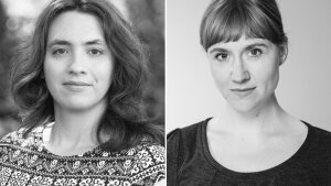 Die Gewinnerinnen des Novalispreises 2022: Dr. Joanna Raisbeck (l.) und Dr. Klara Schubenz.