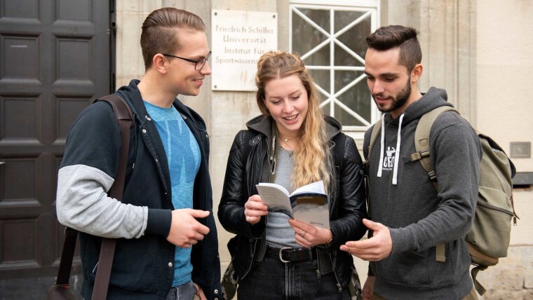 Studierende am Institut für Sportwissenschaft.