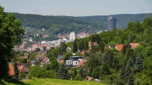 View of the city of Jena