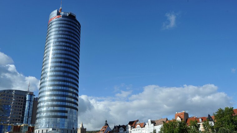 Blick auf den Jentower