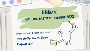 Flyer Malwettbewerb 2023 - Motto "Wie stellst du dir deine Zukunft vor?"