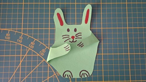 gebastelter Osterhase