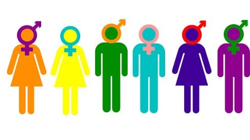 verschiedene Figuren mit diverse sexuelle Orientierungen