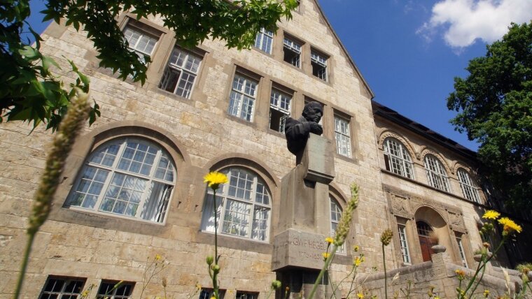 Exterior view of the University Main building