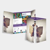 Flyer im Altarfalz mit 8 Seiten