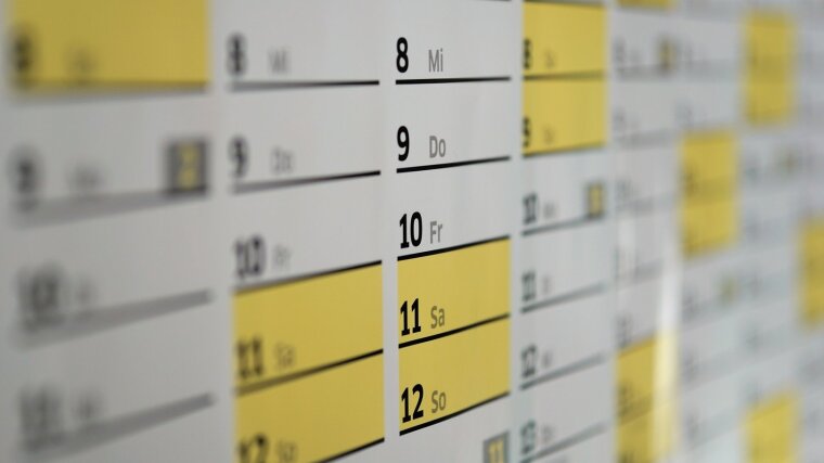 Large calendar