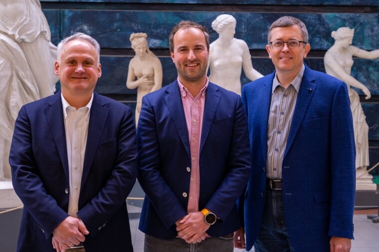 Projektleitung (v.l. n.r.): Prof. Dr. Bernd Hüfner, Prof. Dr. Matthias Menter und Prof. Dr. Armin Scholl