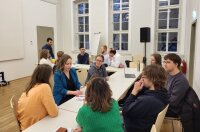 Teilnehmende während eines Workshops