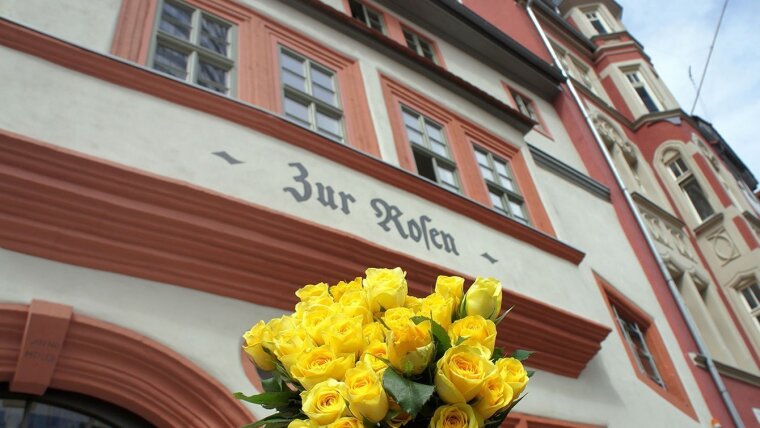 Ansicht des Sitzes der Graduierten-Akademie im Haus "Zur Rosen"