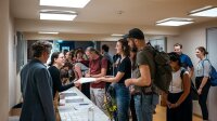 Ankunft der Honours-Studierenden und ihrer Betreuer:innen